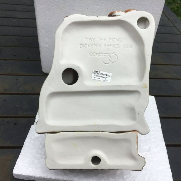 Dept 56 Blythe Pond Mill House - Dickens Village Lighted Decoration (no box) - Picture 9 of 9